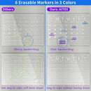 Large Magnetic Fridge Whiteboard Weekly Calendar Planner Acrylic White Board Set-12