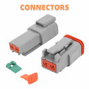 117PCS Deutsch Kit DT 2 Way Series Connector Plug Waterproof Auto Marine DT 2Pin-5