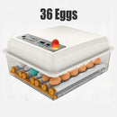 36 Egg Incubator Fully Automatic Digital Thermostat Chicken Eggs Poultry-1