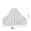 5PCS Stick On White Washable Cleaning Pads Microfiber For X5 Steam Mop H20 H2O-2