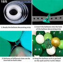 122X Coffee Balloon Arch Garland Kit Set Baby Shower Wedding Birthday Party Decor-3