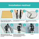 A4 Floor Poster Stand Foyer Pedestal Sign Holder Business Menu Display-6