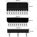 2X 10 Clips Door Cap Rack Baseball Hat Holder Closet Hanger Storage Organizer-4