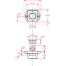 10PCS Push Button Drawer Cupboard Door Catch Lock Caravan Van Cabinet Latch Knob-5