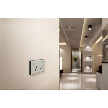 Smart Home WIFI Socket Double GPO Power Point Wall Outlet Switch AU - 0