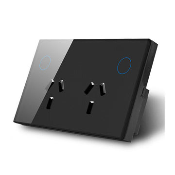 Smart Home WIFI Socket Double GPO Power Point Wall Outlet Switch - 0