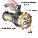 Most Powerful 1200lm LED Flashlight Super Bright Torch Lamp USB Rechargeable-6
