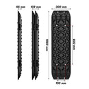 X-BULL Recovery Tracks Boards Sand Truck Mud 4WD 4x4 Gen3.0 Black/ Tyre Tire Deflator-3