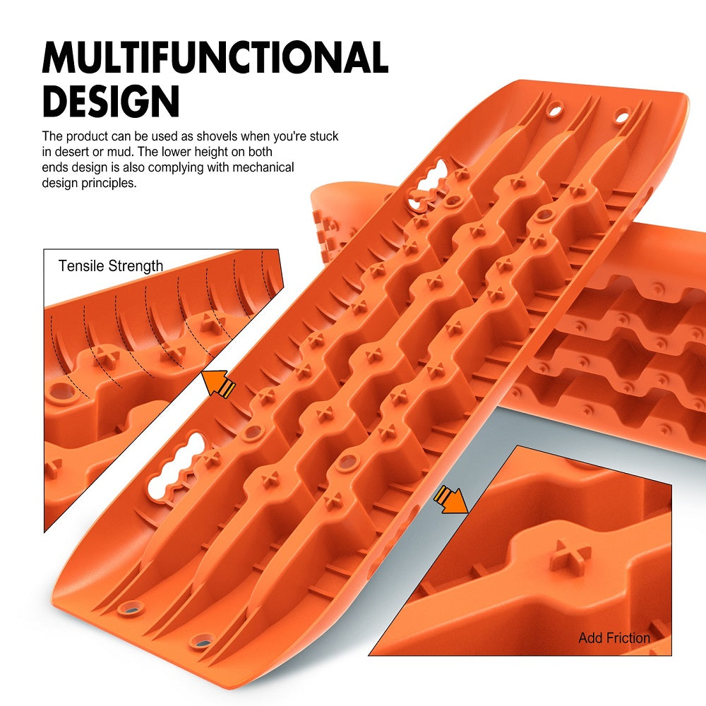 X-BULL KIT1 Recovery track Board Traction Sand trucks strap mounting 4x4 Sand Snow Car