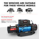 X-BULL Electric Winch 12V 12000LBS/5454kg 26M Synthetic Rope Wireless Remote 4WD 4X4-3