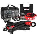 X-BULL Recovery Rope kit Snatch Strap Soft Shackles Hitch receiver Kinetic Tire Deflator-2