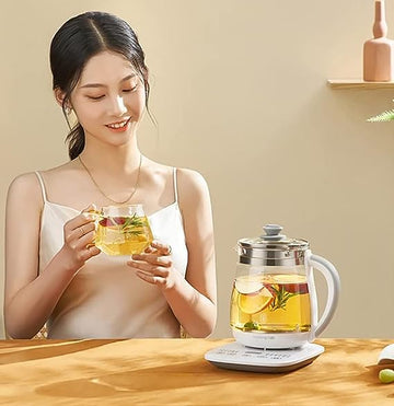 Joyoung Eletric Glass Kettle Water Boiler Multiple Cooking Boiling Bottle 1.5L - 0