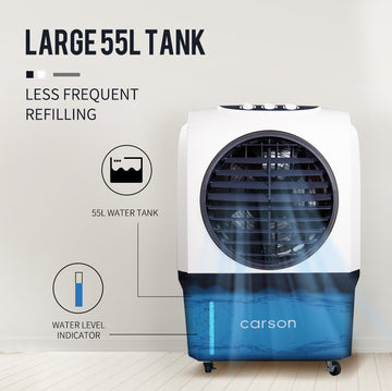 CARSON Air Cooler 4-in-1 Evaporative Portable Commercial Fan Industrial Workshop - 0