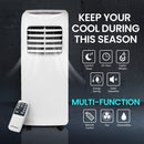 CARSON Portable Air Conditioner Mobile Fan Cooler Cooling Dehumidifier 9000BTU-7
