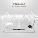 EKKIO Extra Large Multifunctional Portable Bed Tray Laptop Desk (White Oak)-4