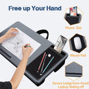 EKKIO Multifunctional Portable Bed Tray Laptop Desk with Cushion (Silver Grey)-7