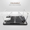 EKKIO Extra Large Multifunctional Portable Bed Tray Laptop Desk (Black)-4