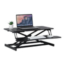 EKKIO Adjustable Standing Desk Riser with Gas Spring (Black)-1