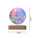 GOMINIMO Magnetic Levitating Galaxy Moon (Light Brown Base)-7