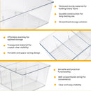 GOMINIMO 2 Pack Storage Bin with Divider-5