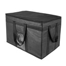 GOMINIMO 80L Large Insulated Food Delivery Bag with Zipper Closure (Black)-1