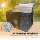 GOMINIMO 80L Large Insulated Food Delivery Bag with Zipper Closure (Black)-6