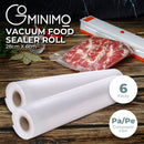 GOMINIMO 6 Pack Vacuum Food Sealer Rolls (28cm x 6m)-2