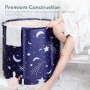 GOMINIMO Portable Foldable Bathtub Thickening with Thermal Foam 65X70cm (Star Blue)-7