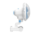 GOMINIMO Portable Oscillating Clip Fan With 2 Speed (White+Blue)-12