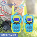 GOMINIMO 2 Pack Walkie Talkies for Kids with 40 Channels & LED Flashlight & LCD Screen (Blue and Green)-2