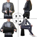 KILIROO Portable Telescopic Folding Stool (Black)-4