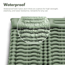 KILIROO Double Inflatable Camping Sleeping Pad with Pillow (Army Green)-3