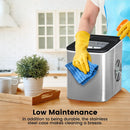 Miraklass Ice Maker Machine Stainless Steel 2L-4