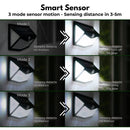 NOVEDEN 4 Packs Solar LED Lights with 3 Light Modes (Black)-5