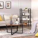 VASAGLE 4-Tier Bookshelf Storage Rack with Steel Frame for Living Room Office Study Hallway Industrial Style Rustic Brown and Black-4