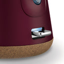 Morphy Richards 1.5L Aspect Kettle - Maroon with Cork-Effect Trim-3