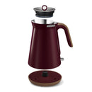 Morphy Richards 1.5L Aspect Kettle - Maroon with Cork-Effect Trim-4