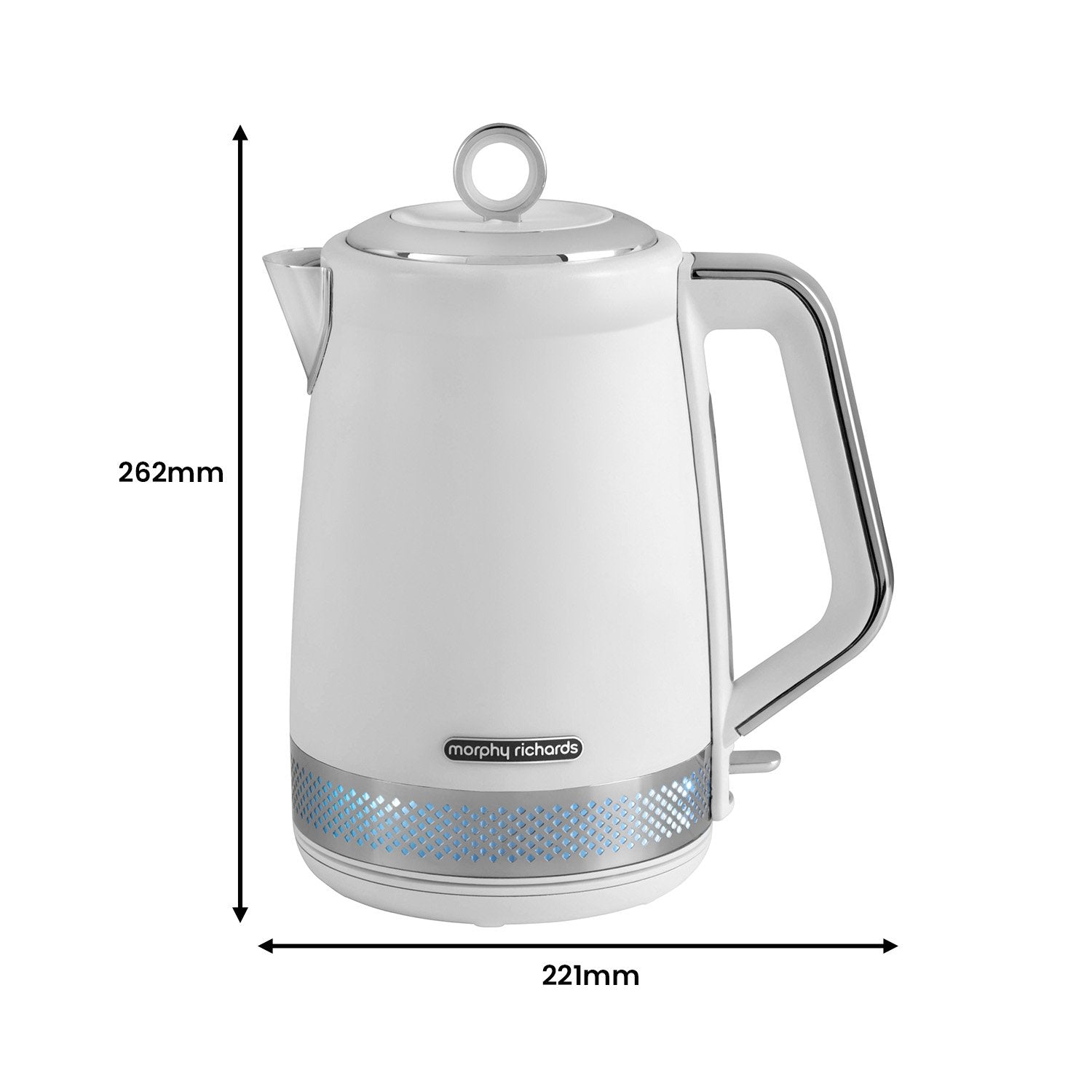 Morphy Richards Illumination Jug Kettle 1.7l - White - 0