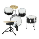 Karrera Children's 4pc Drum Kit - Black-4