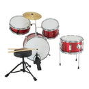 Karrera Children's 4pc Drum Kit - Red-4