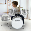 Karrera Childrens 4pc Drum Kit - Silver-9