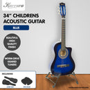 Karrera Childrens Acoustic Guitar Kids - Blue-6