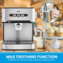 Pronti 1.6L Automatic Coffee Espresso Machine with Steam Frother-3