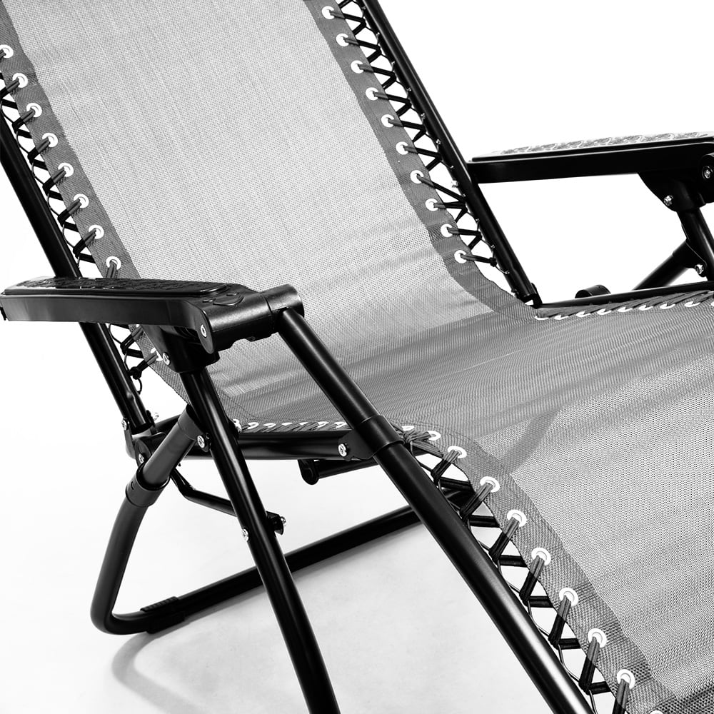 Wallaroo Zero Gravity Reclining Deck Chair - Grey - 0