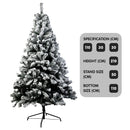 Christabelle Snow-Tipped Artificial Christmas Tree 2.1m 1200 Tips-6