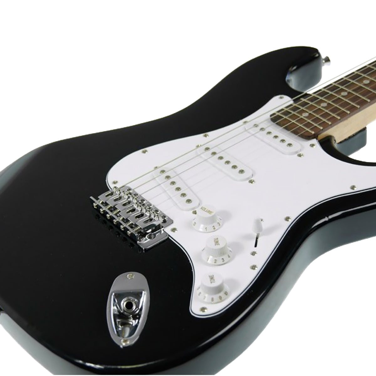 Karrera 39in Electric Guitar - Black - 0