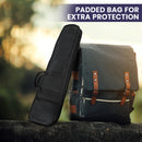 Karrera 29in 6-String Lap Steel Hawaiian Guitar - Black-9