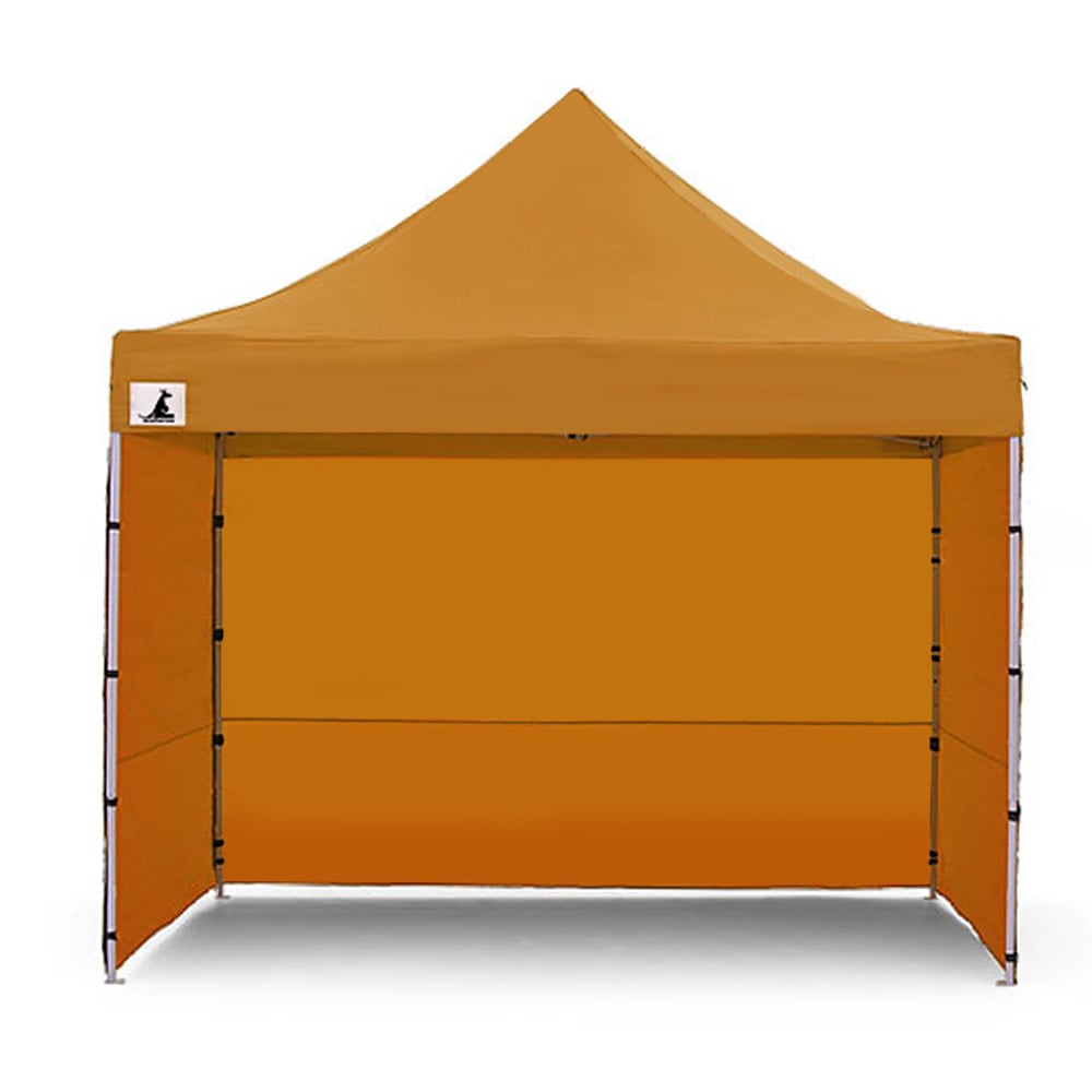 Wallaroo Gazebo Tent Marquee 3x3 PopUp Outdoor  - Orange - 0