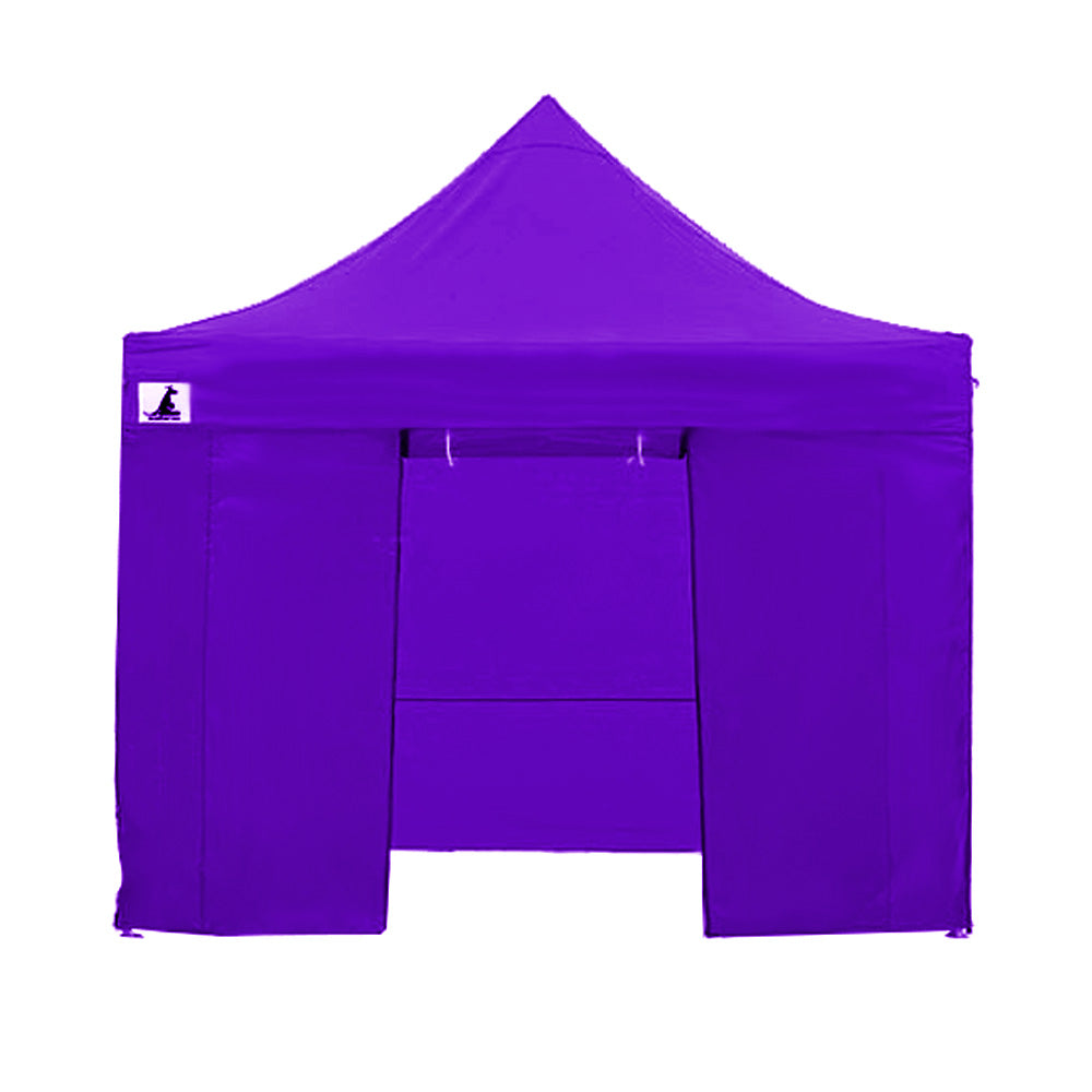 Wallaroo Gazebo Tent Marquee 3x3 PopUp Outdoor Purple - 0