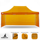 Wallaroo Gazebo Tent Marquee 3x4.5m PopUp Outdoor Orange-7